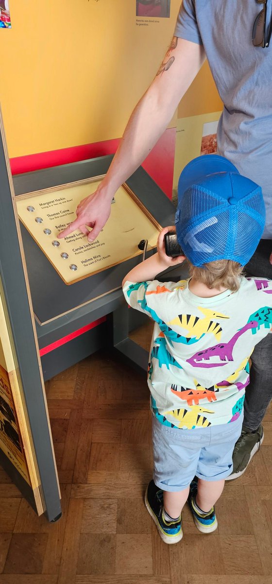 rayvanisawesome's tweet photo. Over the holidays whilst his sister was at clubs, Isaac went to Bagshaw Museum to learn about the past @GCARec https://t.co/WuNJpRe6CL