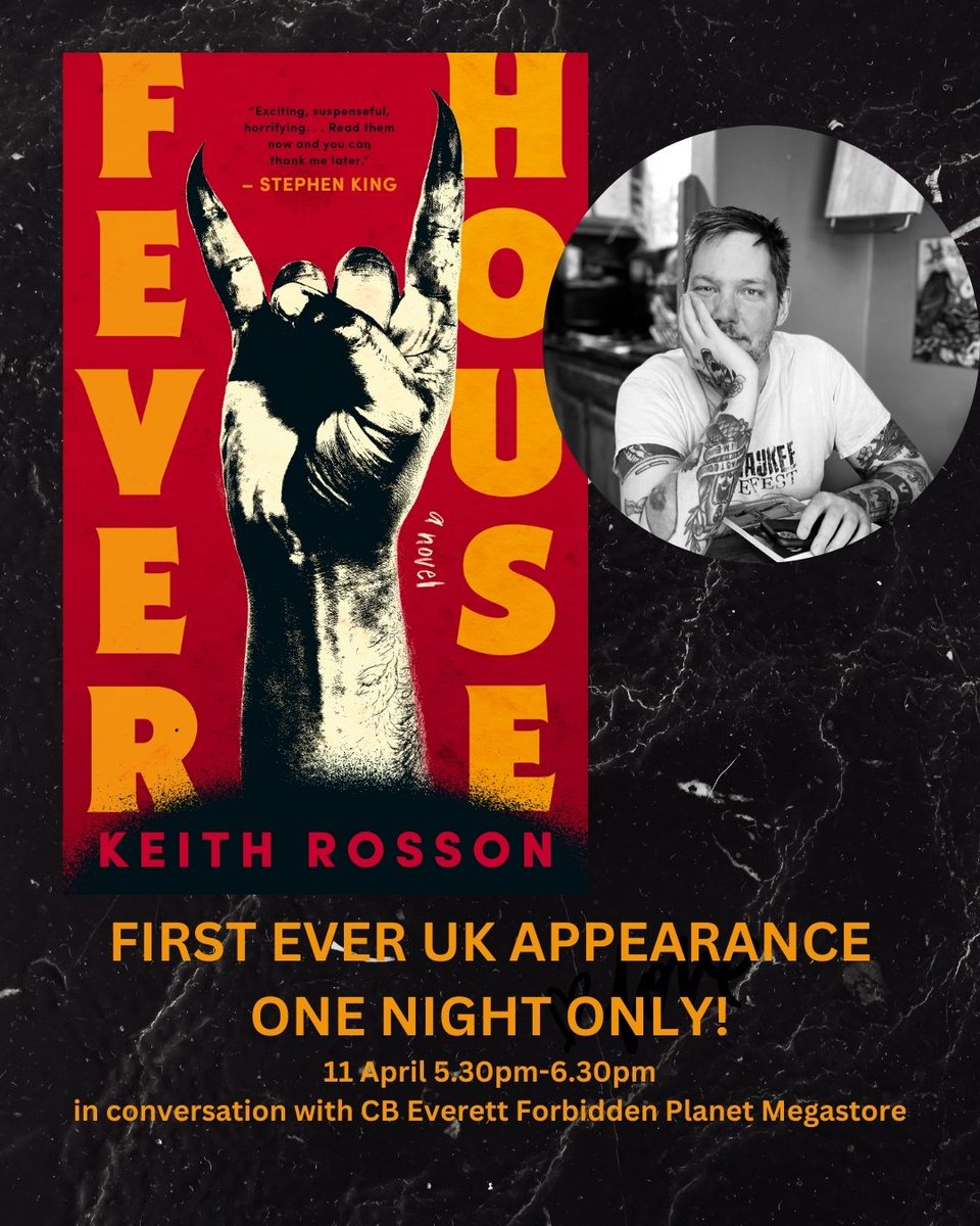 Black Crow (@blackcrow_pr) on Twitter photo TOMORROW! FREE BOOK EVENT!
Exclusive panel & signing @forbiddenplanet
Keith Rosson & CB Everett
#FeverHouse sprayed edge PB (ltd) out next week- grab an early copy!
#TheOtherPeople out today <a href="/simonschusterUK/">Simon & Schuster UK</a> (A Times Crime Book of The Year)
Register
forbiddenplanet.com/events/2025/04… TOMORROW! FREE BOOK EVENT!
Exclusive panel & signing @forbiddenplanet
Keith Rosson & CB Everett
#FeverHouse sprayed edge PB (ltd) out next week- grab an early copy!
#TheOtherPeople out today <a href="/simonschusterUK/">Simon & Schuster UK</a> (A Times Crime Book of The Year)
Register
forbiddenplanet.com/events/2025/04…