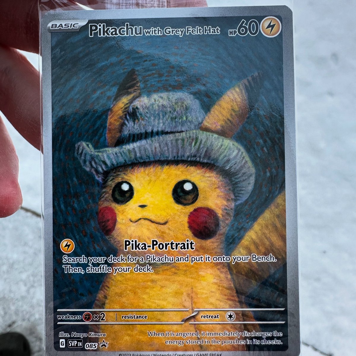 2010Mander's tweet photo. For sale. 350$ Sealed! #Pokemon #pokemoncards #pokemonforsale #Pikachu #pikachuwithgreyfelthat #pokemontcg https://t.co/QozDvpNGiJ