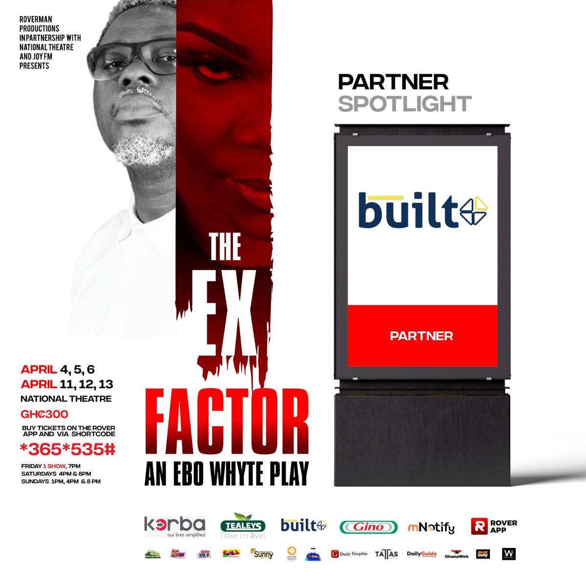 WildoutGlobal's tweet photo. Acknowledgement time!! Sponsors: Korba, Gino Tomato Mix, Tealeys Tea, and OCM Cereals. Thanks for making The Ex Factor possible! Tickets: GHC300 via *365*535# or https://t.co/uOC8yEqtgH. #TheExFactor https://t.co/lPUpsmEszT