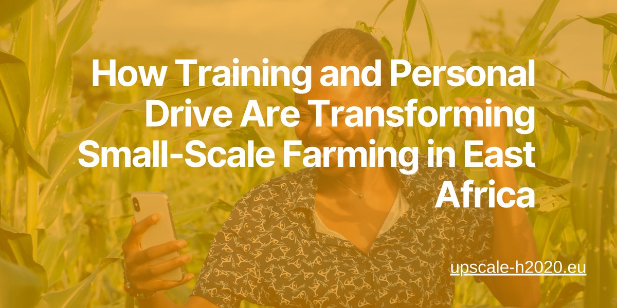 upscale_h2020's tweet image. 🚜 What happens when small-scale farmers get the right tools—and believe in their own potential?
They become agripreneurs.
📖 Read more at🔗 upscale-hub.eu/how-training-a…
#UPSCALE #Agripreneurship #FarmerTraining #EastAfricaAgriculture #SmallScaleFarmers
