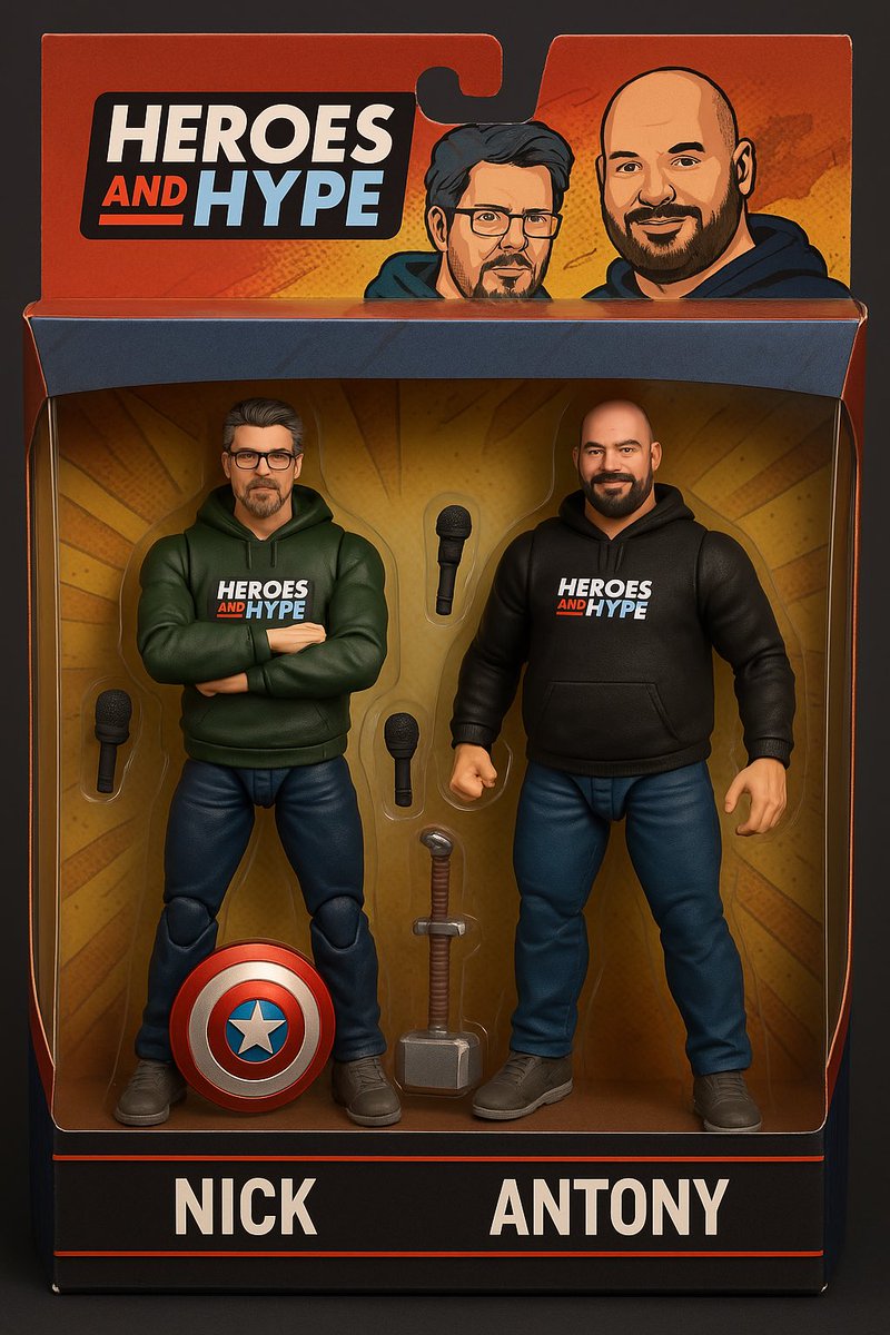 heroesandhype's tweet photo. Well, since everyone else is doing it 🤷‍♂️

Anyone wanna buy a Heroes And Hype action figure?!?! 👀 https://t.co/v5G71xip0y