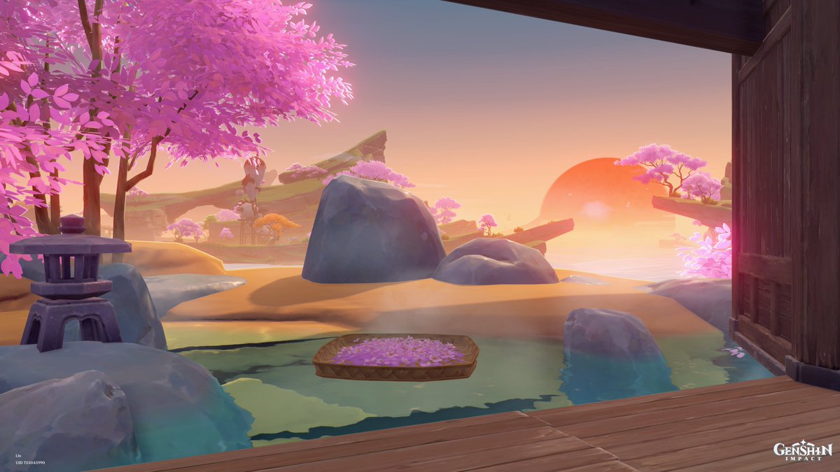 lin_1hl8's tweet photo. Yae Publishing House &amp; Onsen - Redesign

Silken Courtyard - Kasumi Shoal
Replica ID: 142466966758 / EU Server
Date: 10.04.2025

Enjoy and have fun! *^^*

#genshinimpact #sereniteapot #原神 #塵歌壺 #原神ハウジング #sereniteapotdesigns #genshin #teapotdesigns https://t.co/9JHGnmK0M8