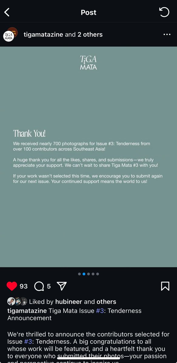 femcelgender's tweet image. they're publishing my photos in the southeast asian zine Tiga Mata issue 3 with the theme Tenderness  :((((((