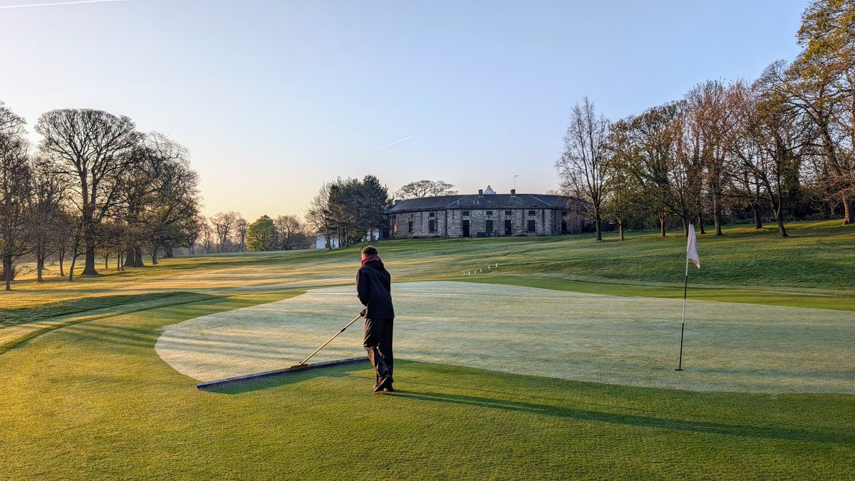 prestonfieldgc's tweet photo. The recovery from the greens maintenance has been slower than had been hoped but the recent nutrition applications and better temperatures have started to move things along. 

Grass tillering has begun and surfaces thickening up nicely. https://t.co/i7J9RFJsSA