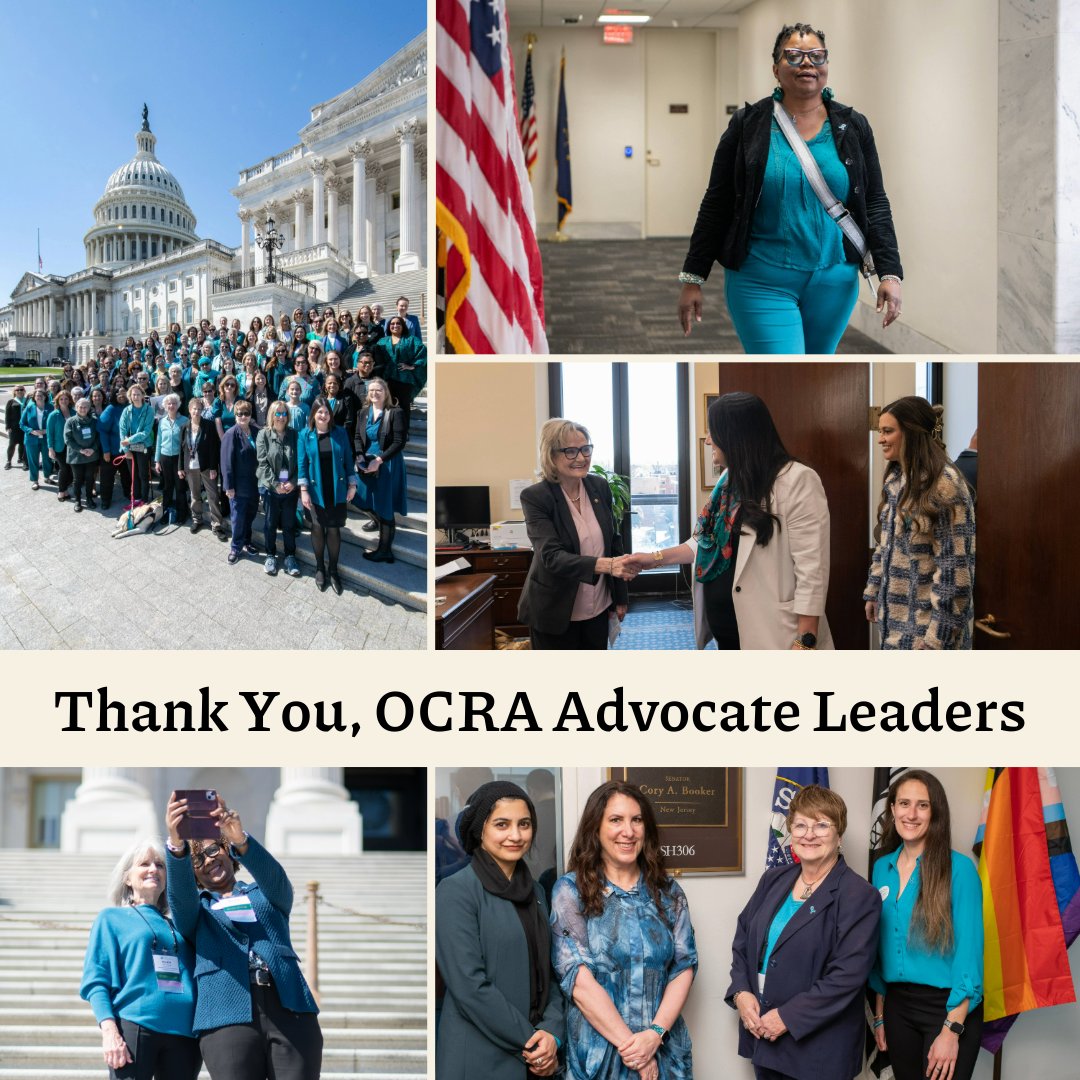 ocrahope's tweet photo. We applaud OCRA Advocate Leaders, who continue to champion the ovarian &amp; gynecologic cancer community on Capitol Hill. Learn more about their efforts to push for crucial legislation &amp; funding – and find out how you can help, too: https://t.co/BtmaGf1uLf. #NationalVolunteerMonth https://t.co/CfH4poEcO3