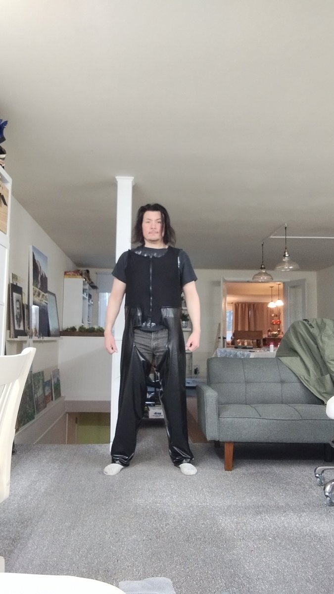 OTSDerpy's tweet photo. First layer of Goblin Slayer done. About... Eh, a LOT more to go. Working on the Vest and leather arms. https://t.co/UsK1a5E0iY