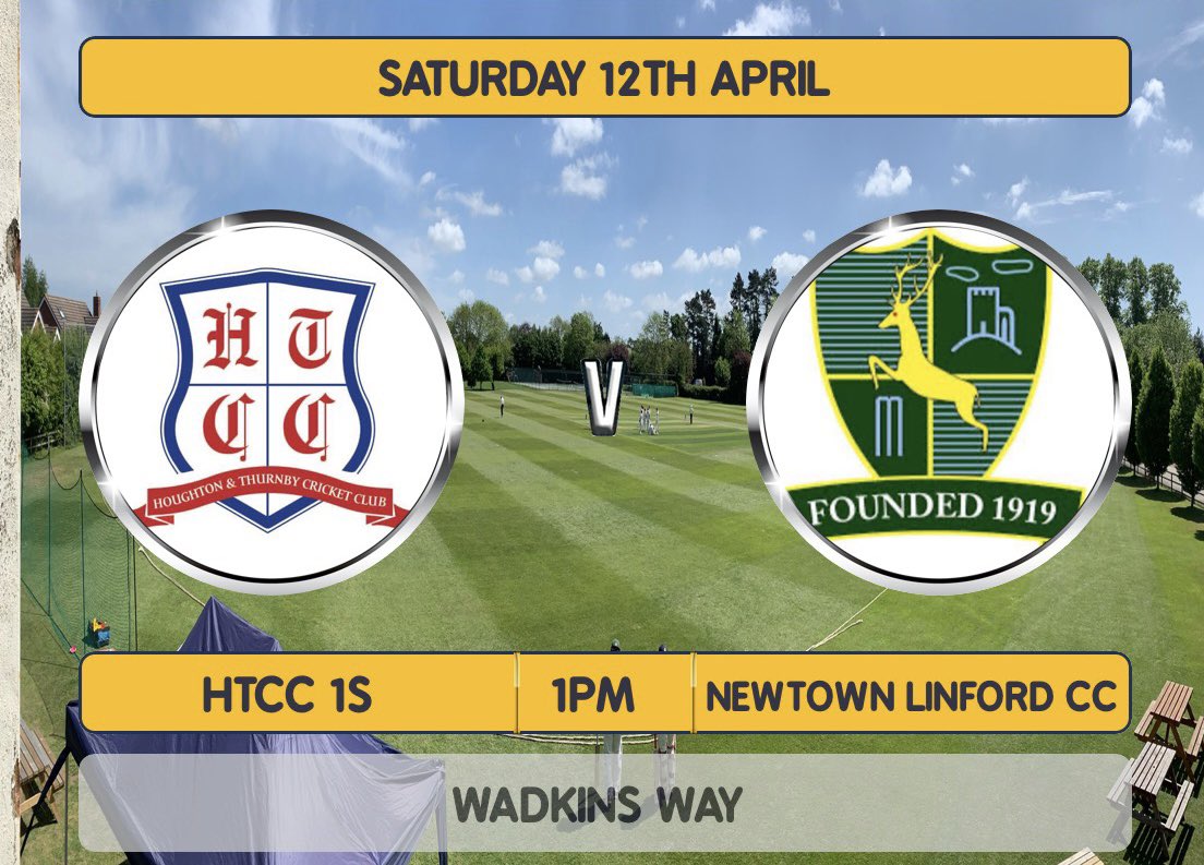Come down to Wadkins Way this Saturday and enjoy our 1st team pre season friendly against Newton Linford CC. Norm’s bar will of course be open so why not come and enjoy some cricket while the sun is shining☀️🍺🏏🔴🔵⚪️
