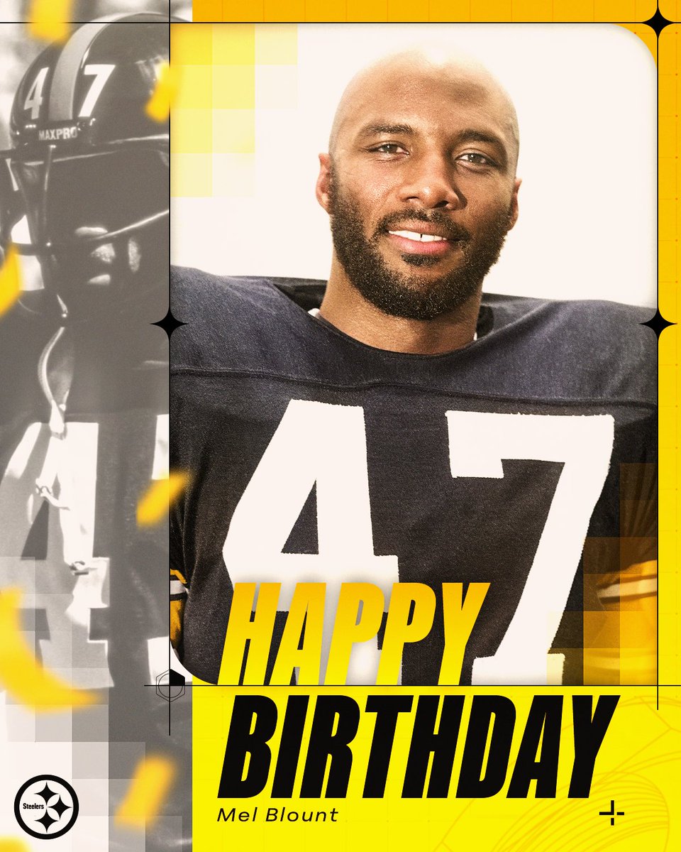 HBD <a href="/MelBlountYLI/">Mel Blount YLI</a>‼️