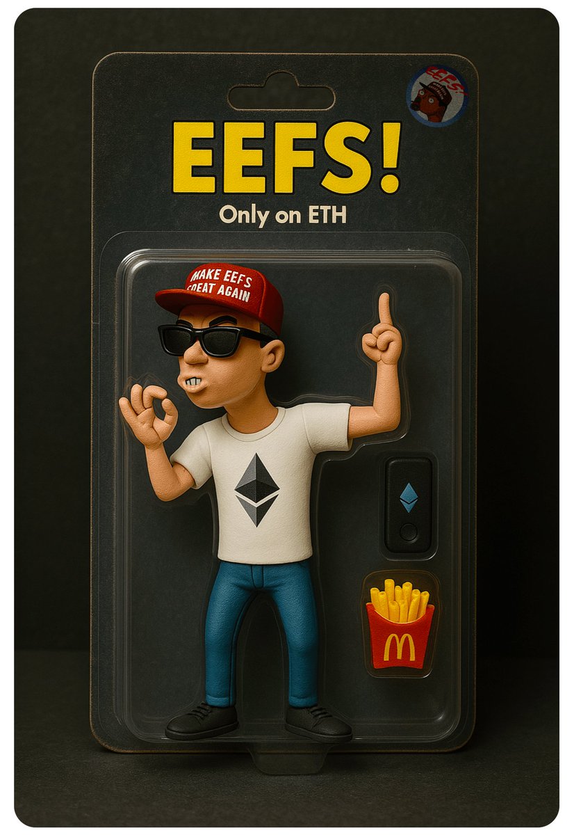 The ultimate Degen just needing that hardware wallet and some <a href="/McDonalds/">McDonald's</a> fries 

$EEFS