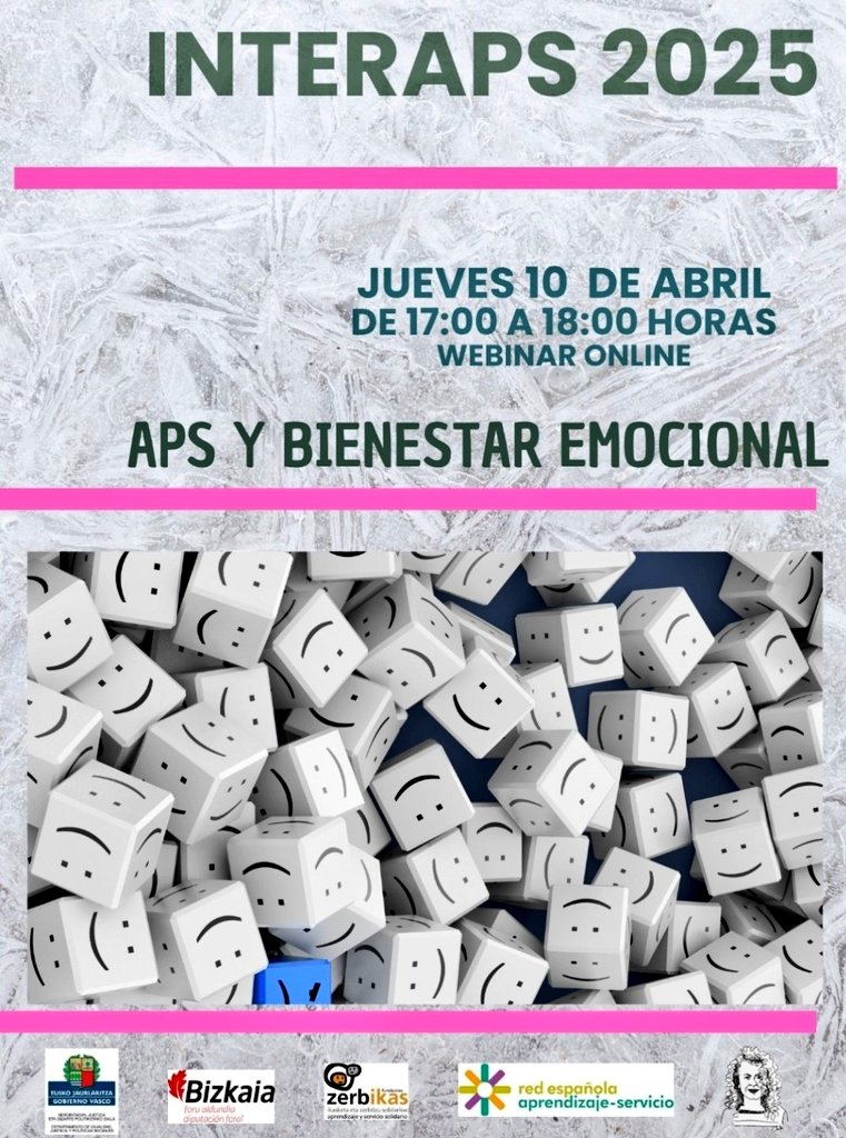 REDAPS1's tweet photo. Nos vemos en un rato‼️
➡️"ApS y bienestar emocional" es el título de nuestro próximo #InterApS. Webinar online:
🗓️ 10 de Abril
🕔 17 a 18hs
🔗Enlace de inscripción https://t.co/gkiM4HY8fx…
#AprendizajeServicio #educacion #bienestaremocional #interaps https://t.co/2GXQd460dn