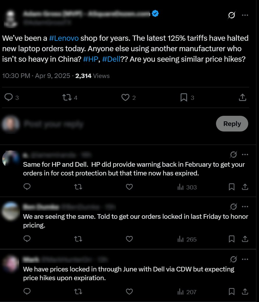 Good to keep in mind - 
New Blog: U.S. Tariffs Accelerate the Shift to Cloud PCs and DaaS: dizzion.com/post/u-s-tarif…

💻 Rising tariffs are pushing companies to rethink their End-User Computing strategy—and Desktop as a Service (DaaS) and Cloud PC is stepping into the spotlight.