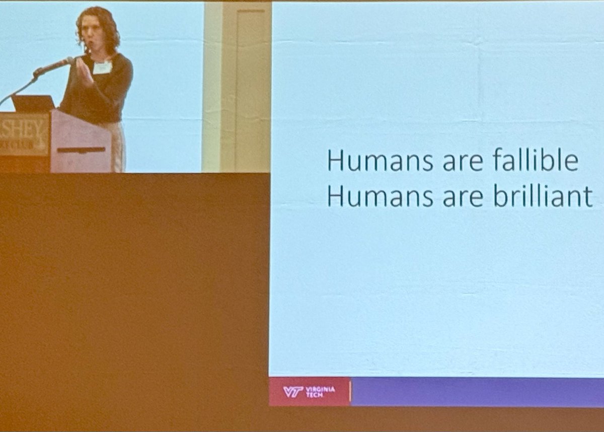 Liza Papautsky, PhD (@elpphd) on Twitter photo What is #humanfactors?
Great quote by Dr Sarah H. Parker
at <a href="/AIHF2025/">AIHF2025 | Human Factors & AI in Patient Safety</a> #aihf2025 - “in human factors, we seek to minimize the fallibility and maximize the brilliance” What is #humanfactors?
Great quote by Dr Sarah H. Parker
at <a href="/AIHF2025/">AIHF2025 | Human Factors & AI in Patient Safety</a> #aihf2025 - “in human factors, we seek to minimize the fallibility and maximize the brilliance”