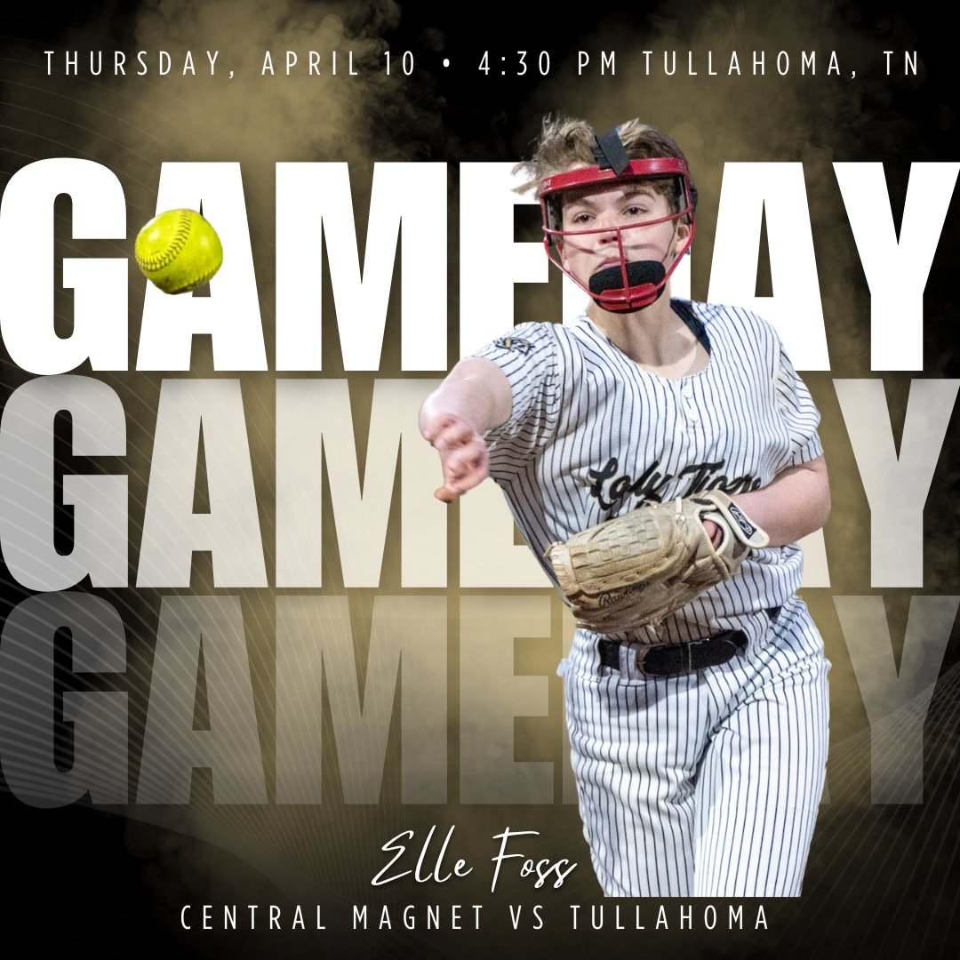 🚨🥎 Game Day 🥎🚨
🆚 vs Tullahoma
⏰ 4:30
🌥️ 73° 
🏟️ East Middle School
📺gc.com