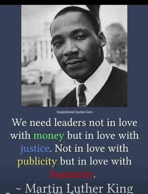 #MLK #Leaders quote