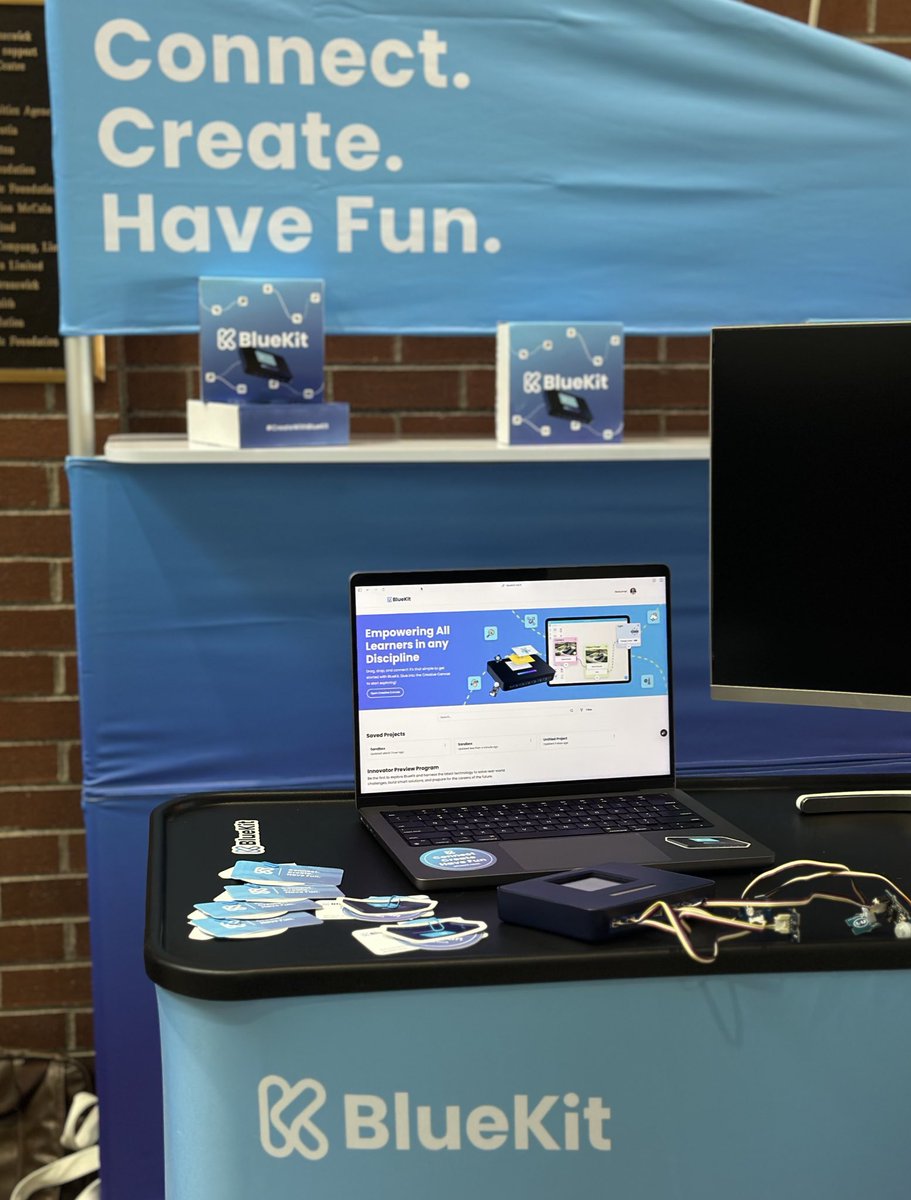 We’re live at the 2025 #UNB CS Research Expo! 
BlueKit is on display, and our founder Mike LeBlanc is set to take the stage later today—get ready to explore how we’re changing the way students connect with real-world tech!
#BlueKit #UNB #EdTech