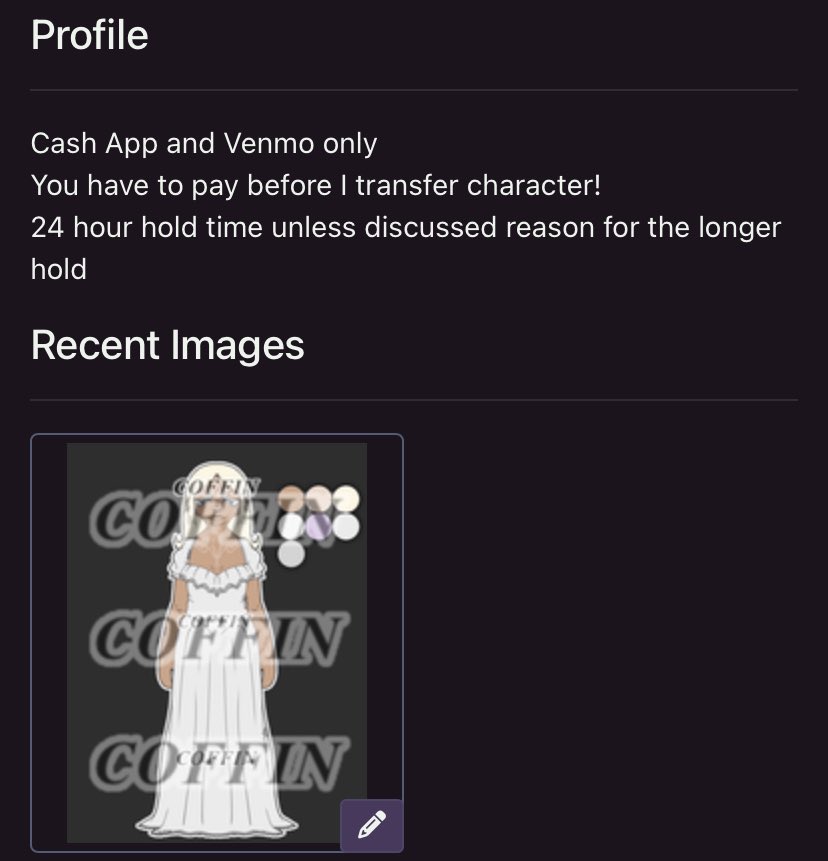 CoffinsShop's tweet photo. When bought, I will send you the character without the giant watermarks
Tags:
#art #toyhouse #adopt #adoptable #characterdesign #artist #digitalart #artmoots #deviantart #openadopts #ufs #upforsale #oc #originalcharacter #ufs #upforsale #pta #paytoadopt https://t.co/pSKeQWmsPc