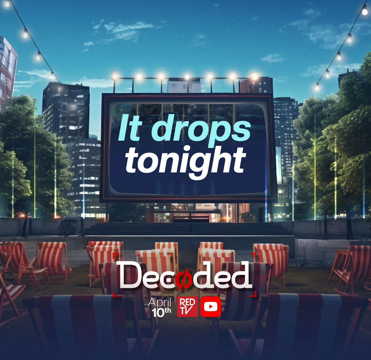 Lights. Camera. Action. Decoded premieres TONIGHT!

Are you ready????🥳🥳

#RedTVDecoded #FeelTheHeat #RedTV #RedTVOriginal