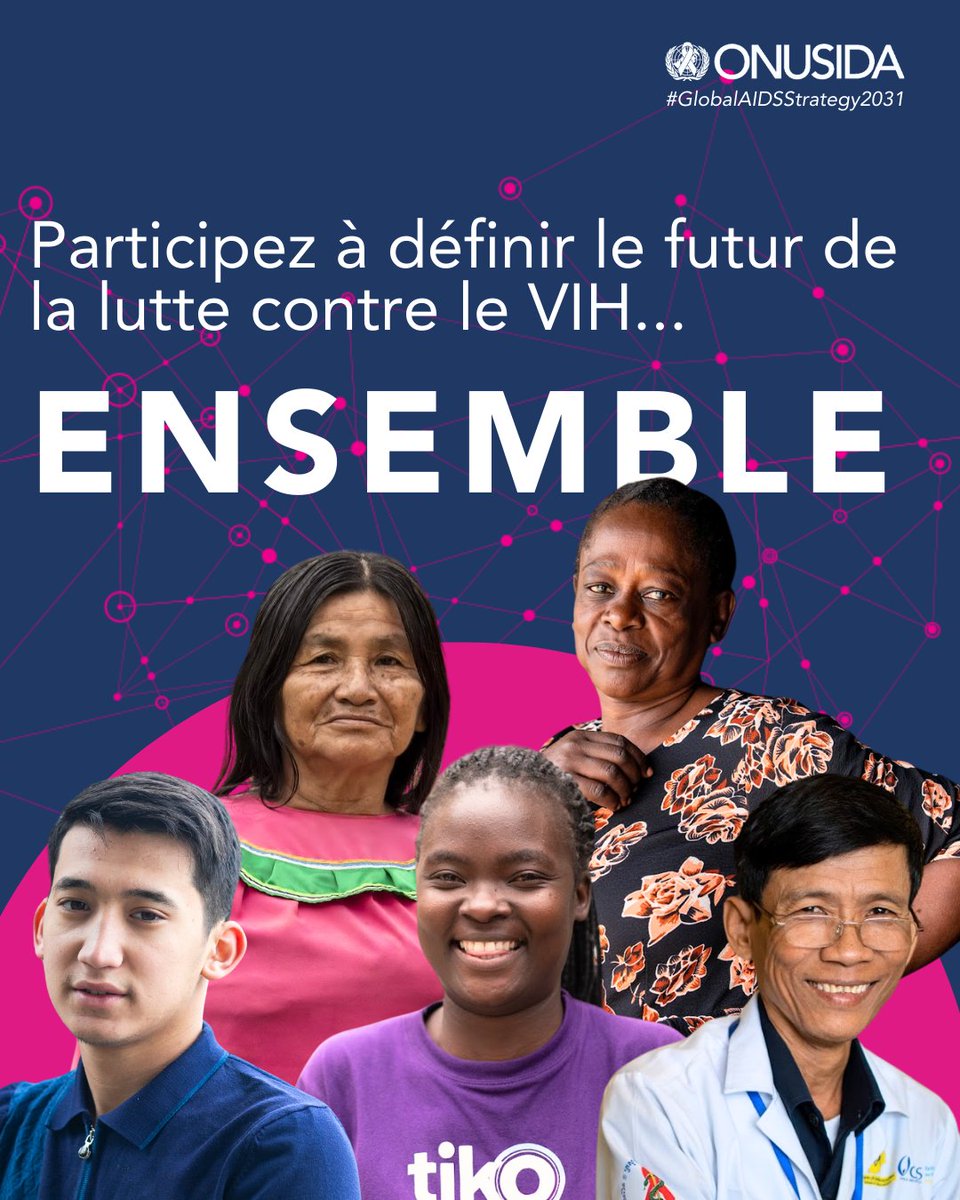 Contribuez à définir l’avenir de la riposte au VIH, votre avenir! surveymonkey.com/r/SJN6RXX?lang…
#endAIDS\#GlobalAIDSStrategy2031