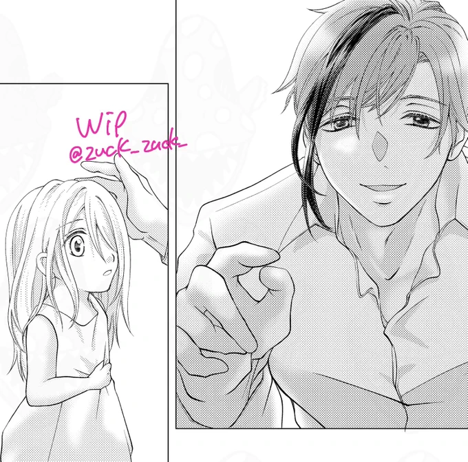 殺し屋×幼女🦈🦐原稿wip 
幼女キラーなフロ☺️ 