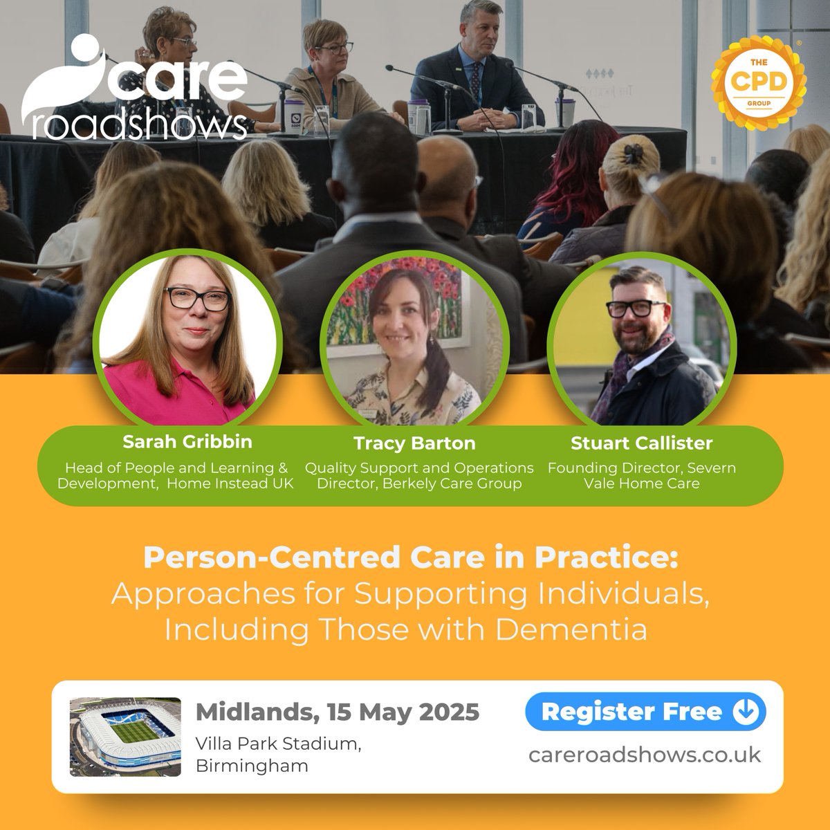 How can you best support the individuals within your care?

Join the experts to dive into best practices for implementing a person-centered approach.

Explore effective strategies to enhance communication, dignity &amp; overall quality of care.

Register here: careroadshows-2025.reg.buzz/twitter