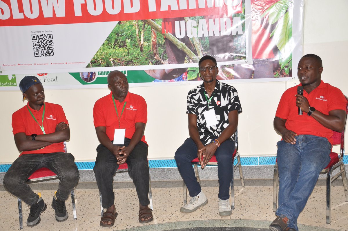 slowfooduganda's tweet photo. Slow Food Uganda has unveiled the Slow Food Farms  Initiative in Uganda for individual farmers practicing  Agroecology.
Slow Food Farms represents agroecology in action promoting Good, Clean, and Fair food for all. #ALE2025 #slowfoodfarms #SlowFood #agroecology https://t.co/mb7u5lPa6o