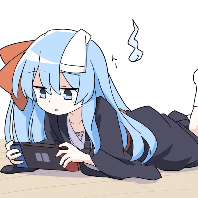 ゲームに夢中 
