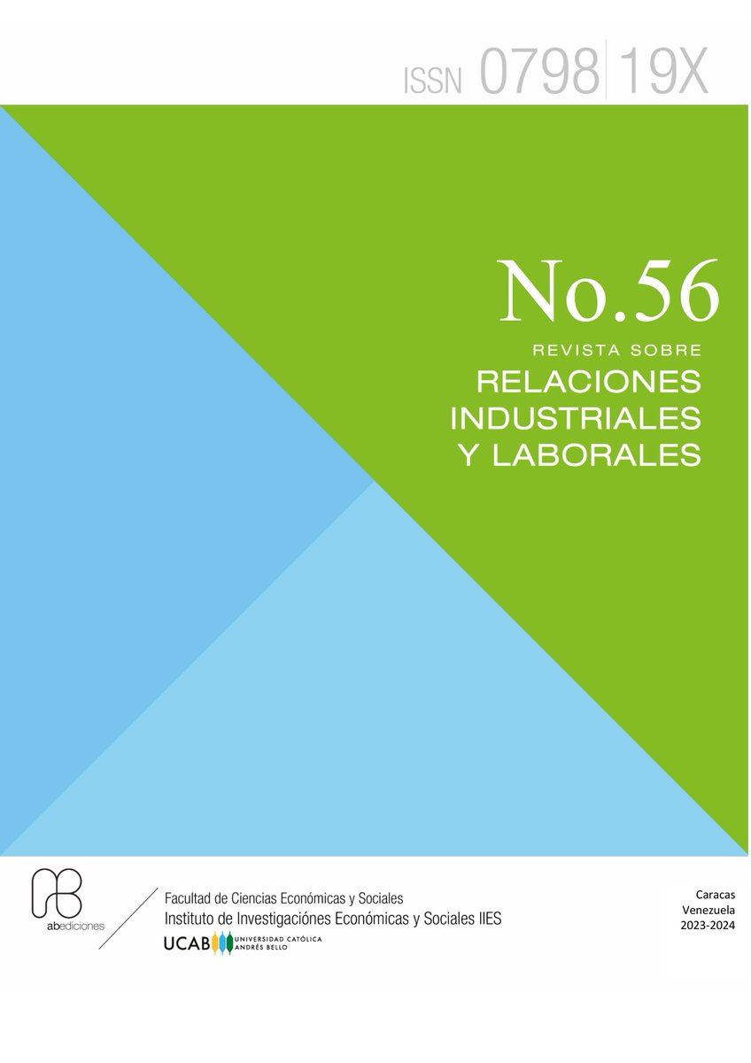 🔎La Revista No. 56 de Relaciones Industriales y Laborales <a href="/rriiucab/">Relaciones Industriales UCAB</a> #IIESUCAB presenta 5 artículos destacados sobre la transformación laboral en la era digital, prácticas de gestión de talento humano en Venezuela y más. Descárgala ahora aquí:🔗goo.su/EoRGa1