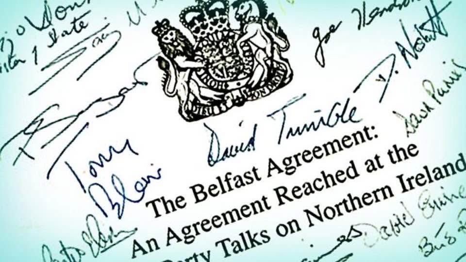 27 years ago the Good Friday agreement provided the platform for peace, breaking the cycle of violence which destroyed too many lives. 
‘Coming together is the beginning, staying together is progress, working together is success’ 
#goodfridayagreement #27years