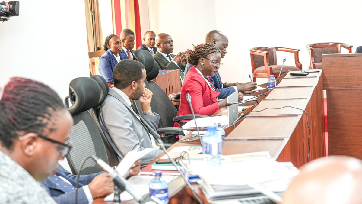 Today at Bunge Towers, together with Vice Chief of the Defence Forces Lt Gen John Omenda, we accompanied Defence Cabinet Secretary Hon. Soipan Tuya as she appeared before the Parliamentary Committee on Sports and Culture, chaired by Hon. Daniel Wanyama, MP for Webuye West.

We