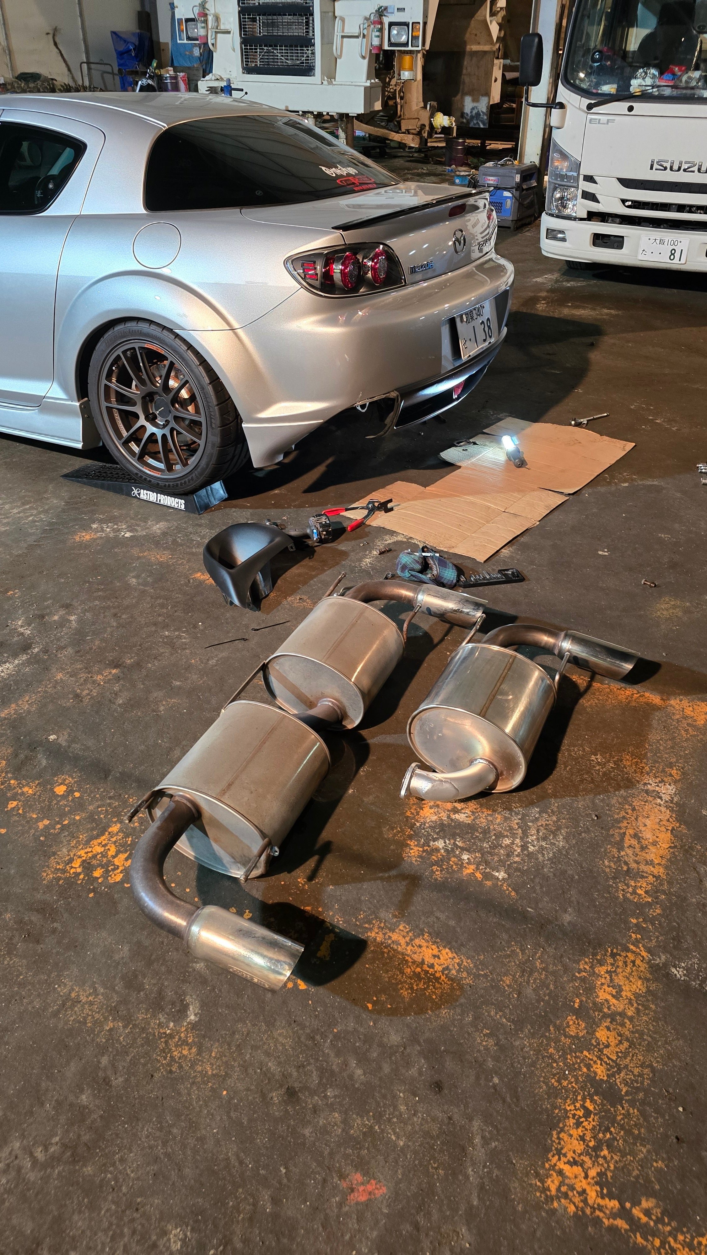 RX8 前期用マフラー　ビーフリー RX-8 前期用 BeFree ストレートマフラー（【楽天市場】オリジナル