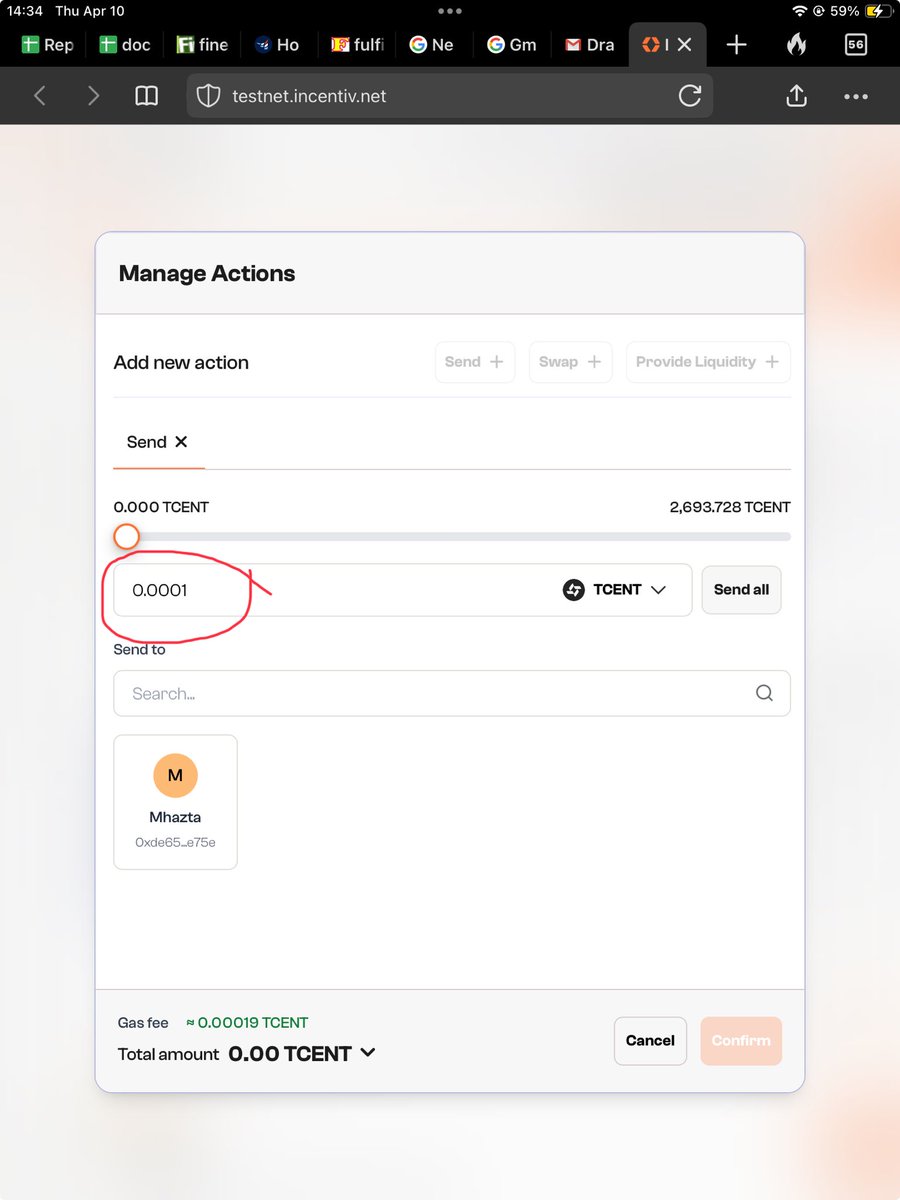 ctrlweb3's tweet image. @Incentiv_net
Can you please make the input start at decimal instead of fraction? I have to clear all zeros to start at 1. It could start at 1 and allow me to specify fractional input when necessary. PTAL
@Incentiv_net #testnet