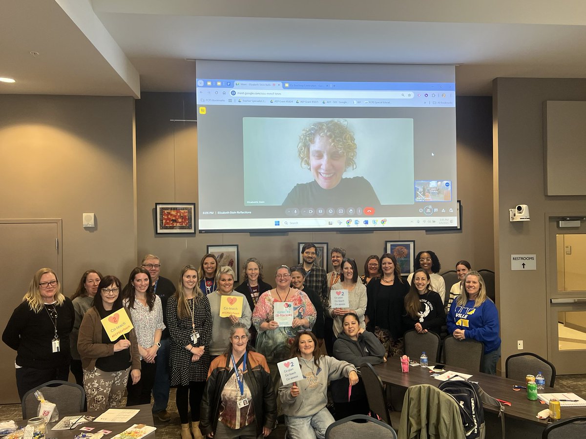 barbara friedlander (@barbaradanoff) on Twitter photo Celebrating a year of studying co-planning, co-teaching, co-assessing. Added bonus- the author popped in to share more words of wisdom! <a href="/FCPSMaryland/">FCPS-MD</a> <a href="/FCPSLeads/">FCPS Leadership Development</a> Celebrating a year of studying co-planning, co-teaching, co-assessing. Added bonus- the author popped in to share more words of wisdom! <a href="/FCPSMaryland/">FCPS-MD</a> <a href="/FCPSLeads/">FCPS Leadership Development</a>
