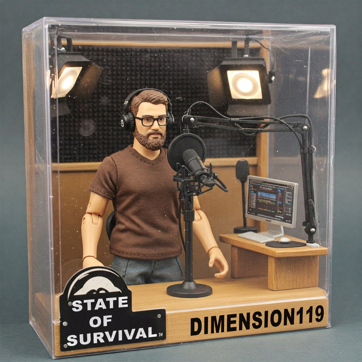 Dumpgrah, the host of the @StateOfSu4vival podcast decided to take part in the action figure trend. I think he did a good job and they turned out well. I’d add them to my collection!