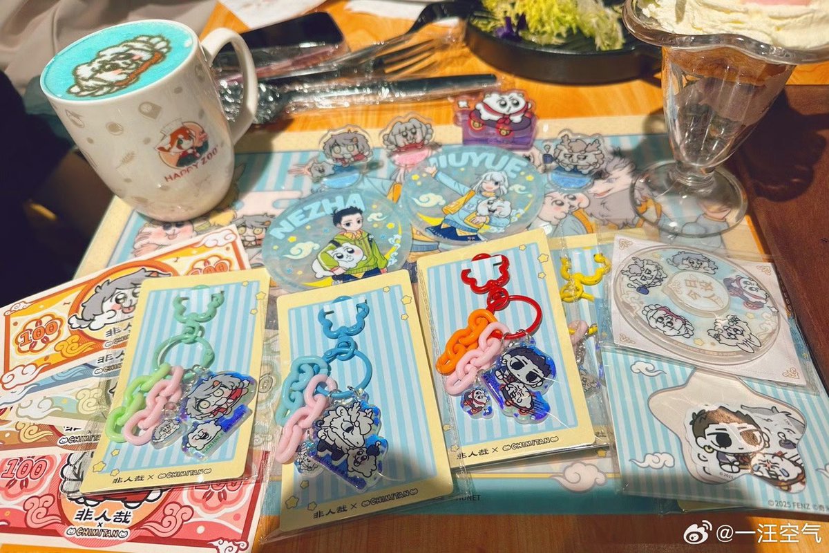 AnimoreJP's tweet image. フェ〜レンザイ✖️ちみたんコラボカフェ中国の北京・上海・広州三都市にて開催中!5月11日まで〜
写真はフェ〜レンザイ原作者の空気先生より〜
#フェ〜レンザイ #ちみたん #コラボカフェ