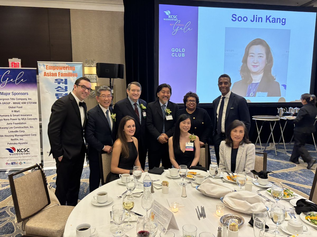 PatHerrityVA's tweet image. Had a wonderful evening at the Korean Community Service Center’s 51st Annual Gala! I’ve been working with the Korean community in Fairfax since I was first elected, and it’s a tradition I’ll continue as your Lieutenant Governor.