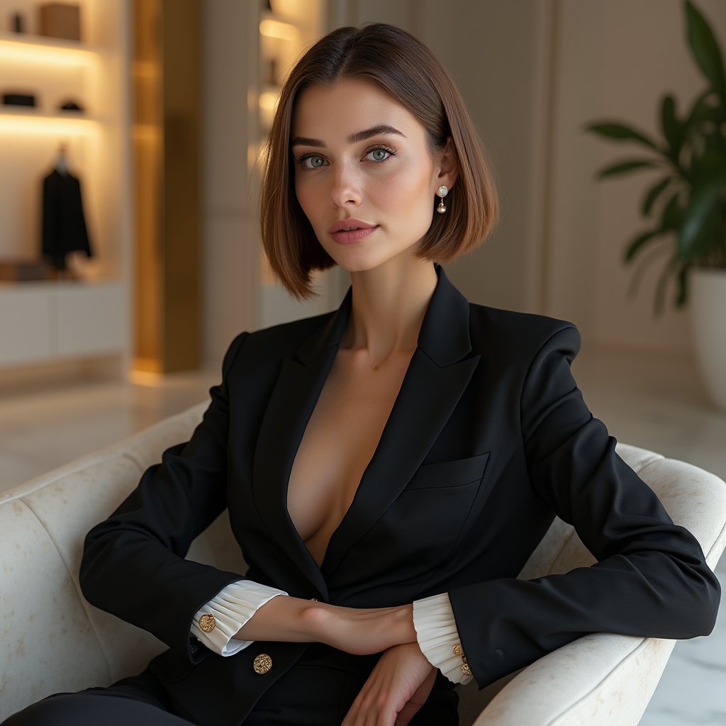 AIFashionChic's tweet photo. 💼 Presence isn’t what she wears.
It’s how she holds the room.
#OfficeChic #NaturalPower #GraceWithEdge #ChicAndCertain https://t.co/8iLXTmauro