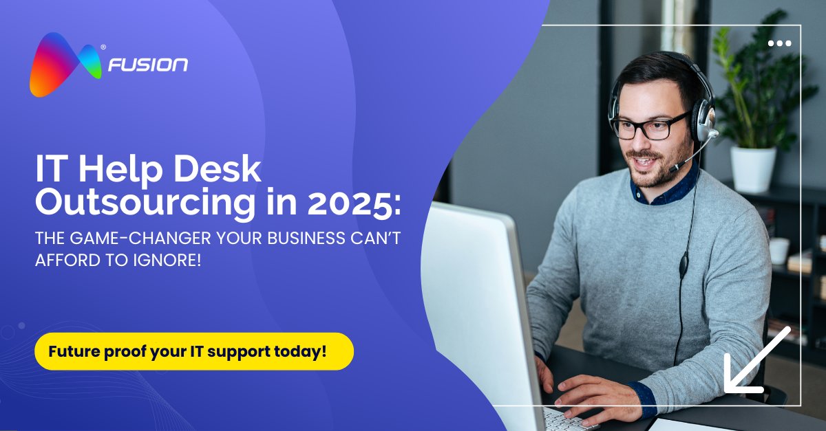 fusion_cx's tweet image. IT support shouldn’t slow you down! In 2025, outsourcing means efficiency, savings &amp;amp; 24/7 service. With AI, automation &amp;amp; expert help, why settle for less? Future-proof your IT support today.

bit.ly/3GeGSvQ

#ITOutsourcing #TechSupport2025 #FusionCX #HelpDeskSolutions