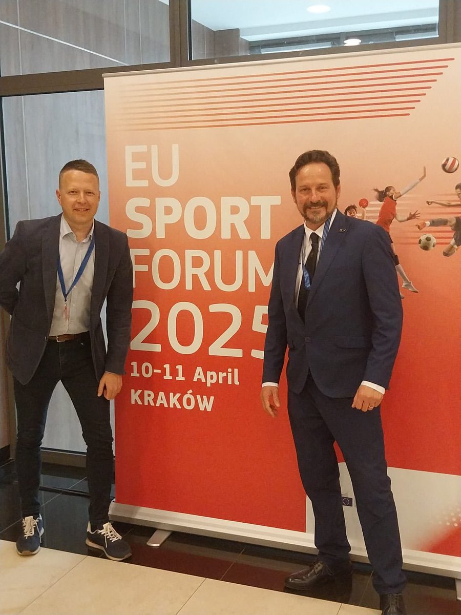 EU Sport Forum 🇪🇺 started today in Cracow (Poland). 
Alessio di Maio from ACES is there to get all feedbacks and new political priorities from Commissioner Micallef. 
#BeActive #ACES