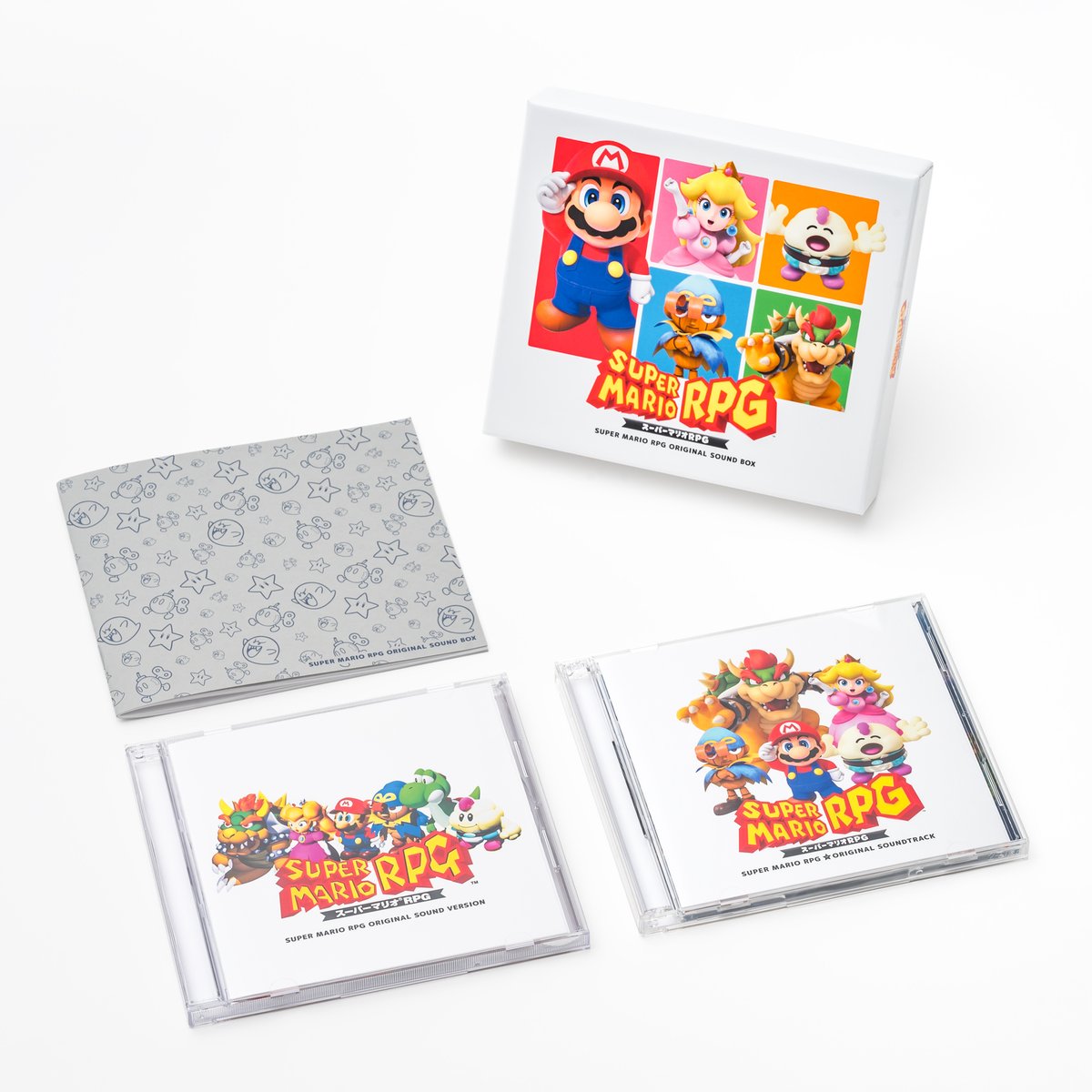 SquareEnix's tweet photo. Three Super Mario RPG music products are out!

Also check out a special interview with composer Yoko Shimomura: https://t.co/CpMVMyIqQJ https://t.co/b1a4IZqlv7