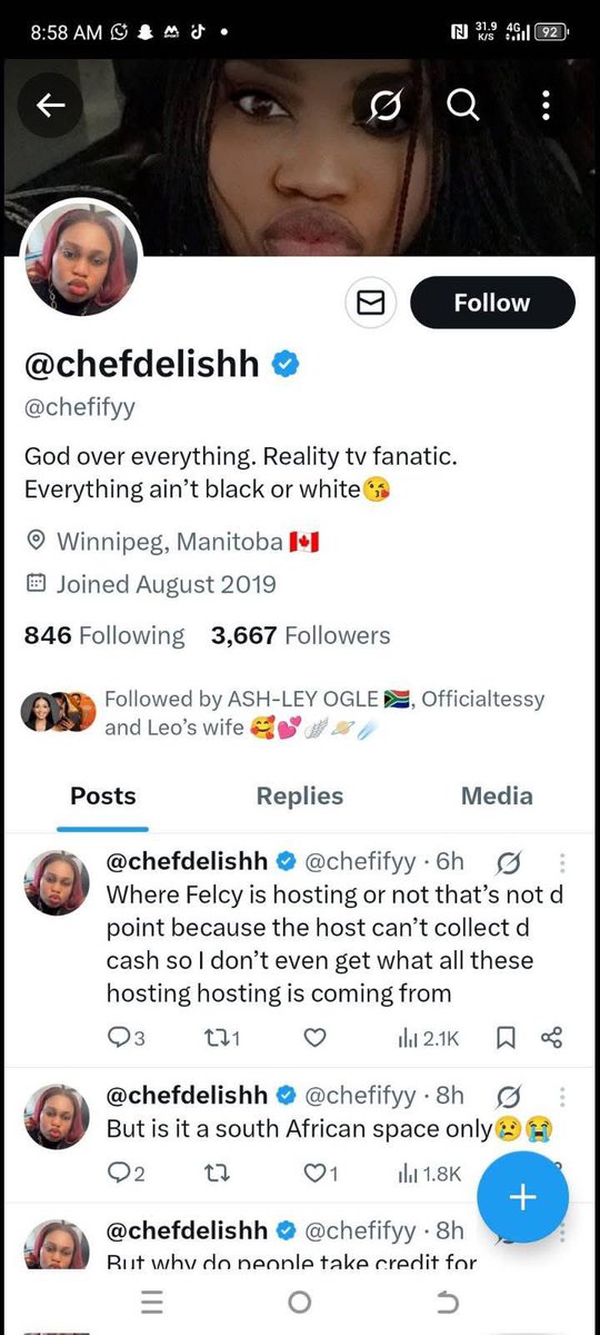 NoxBlessing's tweet photo. @TheeAzanian This is the lady in charge of the gfm people should ask why she doesn’t want to close it https://t.co/L2g7cV9gNC