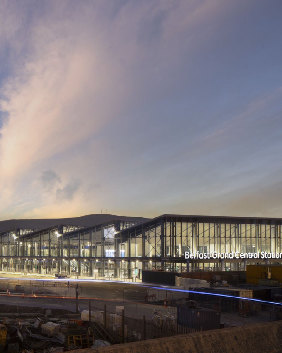 Delighted to welcome Stephen Bradshaw, Chair of CIHT NI, to present us with a Highly Commended award for our work on York Street Station.

Proud to see both York Street and Belfast Grand Central Station recognised at the #CIHTNIAwards25 

Congratulations to all involved.