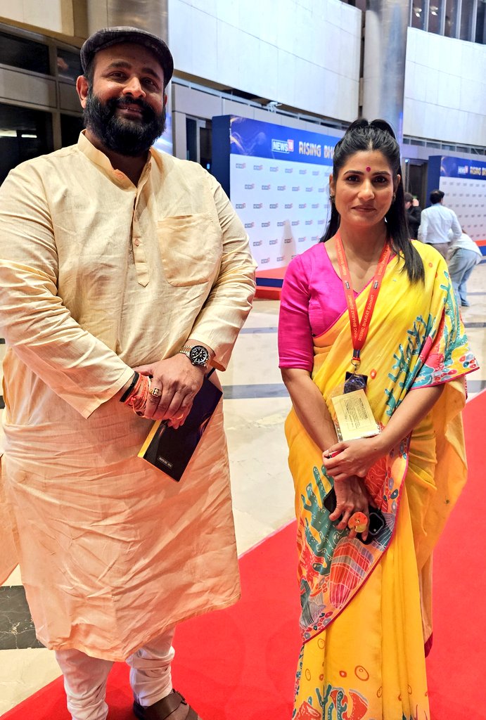 prabaljudevBJP's tweet photo. निर्भीक होकर स्वतंत्र एवं जीवंत पत्रकारिता के माध्यम से राष्ट्र निर्माण में अपना अहम योगदान देने वाली न्यूज़ एंकर, बेबाक पत्रकार, मजबूत आवाज, @RubikaLiyaquat जी के साथ #RisingBharatSummit2025 में https://t.co/WVwEqiQcCQ