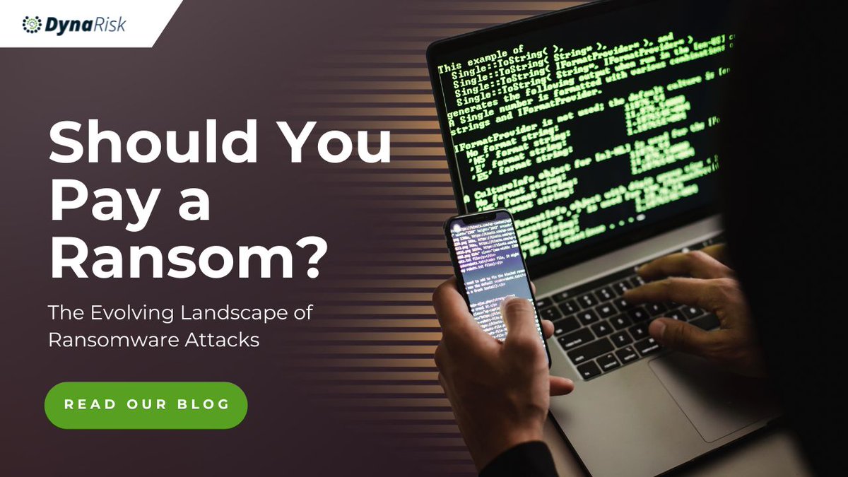 Imagine this: your business is paralysed. A ransomware attack has locked you out of your systems, and the hackers are demanding payment. 

Do you pay the ransom to restore access — or refuse?

Read more in our blog: dynarisk.com/resources/blog…

#RansomAttack #Cybersecurity #CyberRisk