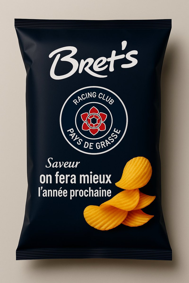 RCGrasse's tweet photo. 🚨 BREAKING : @BretsOfficiel vient de sortir une nouvelle saveur de chips !
2019/2020: 2ème
2021/2022: 2ème
2022/2023: 3ème
2023/2024: 3ème
2024/2025: On ne montera pas ! 🥲
#brets #national2 #classement #grasse https://t.co/HcSdwS0BVO
