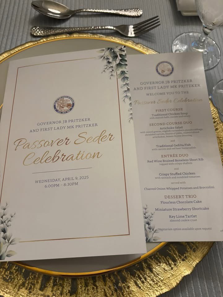 RepBobMorgan's tweet image. The IL Governor has hosted a Passover Seder at the Gov’s Mansion for many years under many governors. I’ve always been struck by the event that brings together all corners of the Jewish community and other faith leaders to remember the Exodus from Egypt.

Next year in Jerusalem…