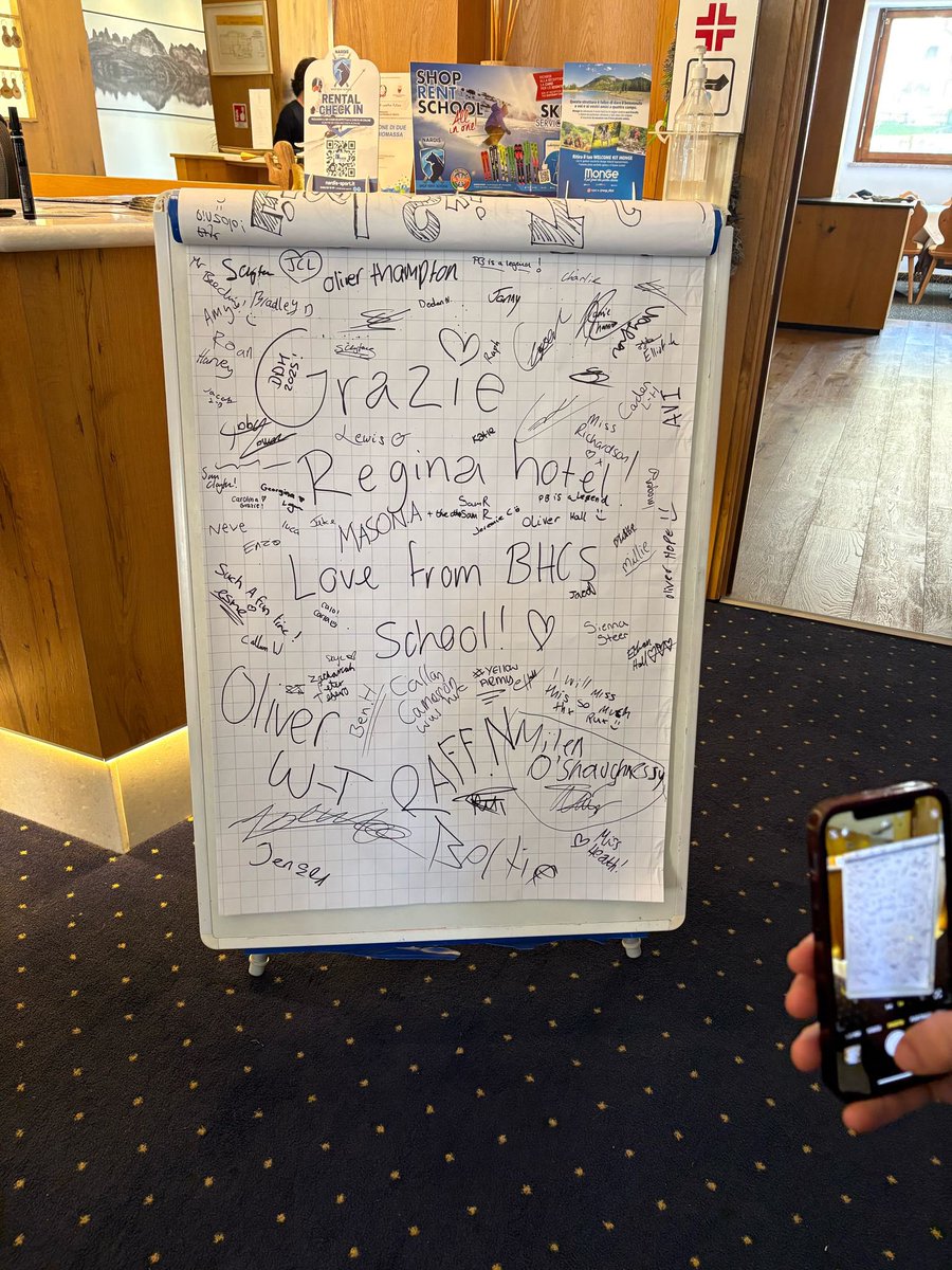 That’s a wrap! What a week in the beautiful Dolomites - the students have been fantastic and all achieved lots that they can be proud of. It has been such a pleasure to watch them be the best versions of themselves #courage #collaboration #kindness #commitment #bhcsski