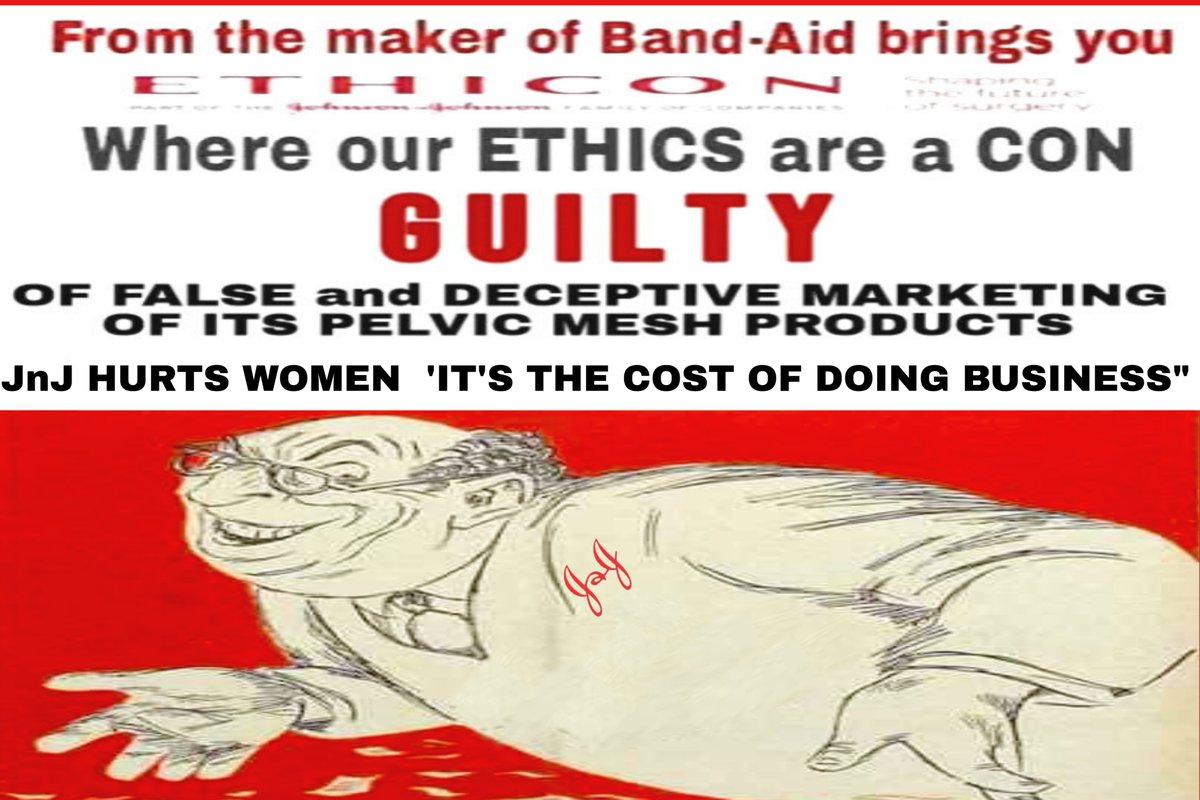 JanUrban12's tweet image. SO WHAT! So it doesn't Matter how many 1000's of Women have been Irreversibly Harmed by their Family of Gynecare Pelvic Mesh Products "They're just the Cost  of Doing Business" so says a #Stakeholder at a Annual #Shareholders Meeting. #JnJHurtsWomen #MeshCrimes