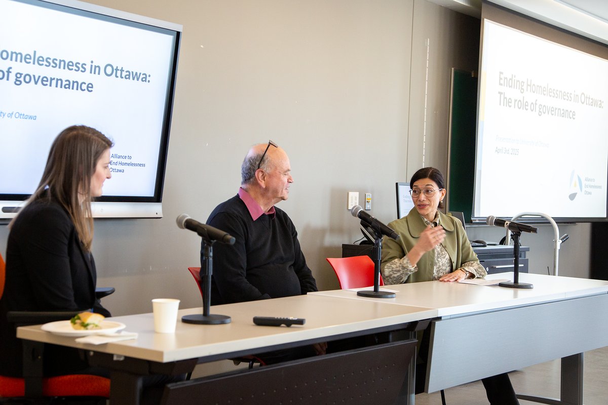 OttawaAlliance's tweet photo. It was a pleasure to speak alongside Tim Aubry at @uOttawa last week on the role of the Housing and Homelessness Leadership Table in Ottawa. Thanks to uOttawa's Office of Public Policy Research and Outreach, @TrebekForum, and everyone who attended! https://t.co/kHISUCqdyv
