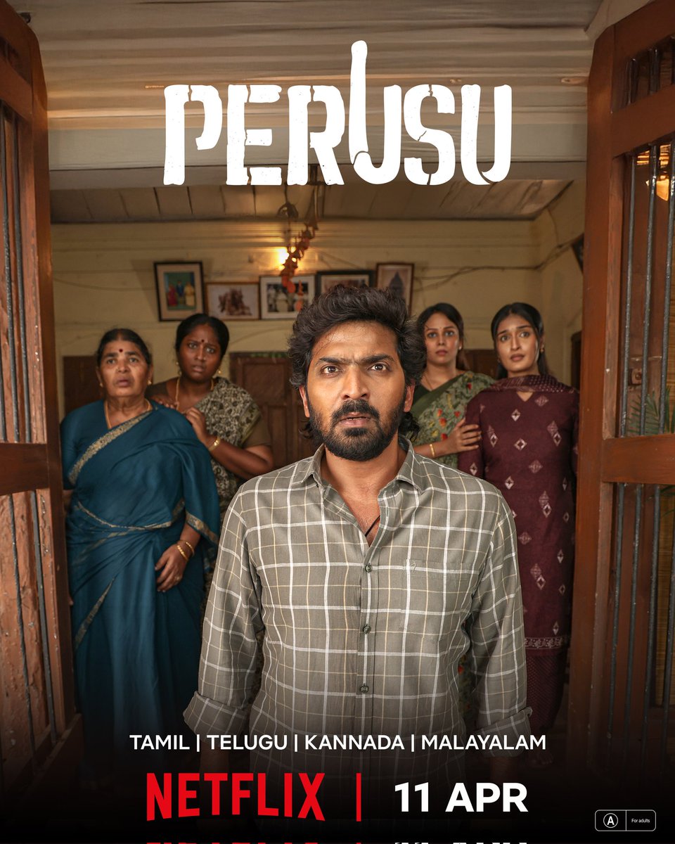 #Perusu Streaming from Tonight on Netflix in Tamil, Telugu, Kannada and Malayalam.